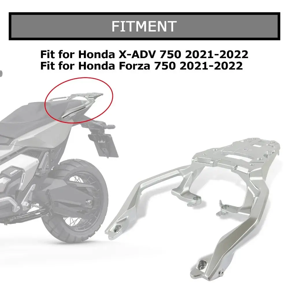 Motorcycle Accessory Rear Luggage Rack Frame Cover Luggage Carrier Holder Shelf For Honda Xadv 750 For Forza 750 2021 2022 2023 2