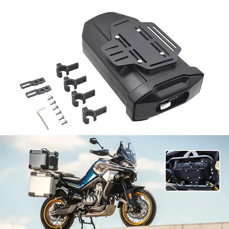 800 650 450 Mt Concealed 3.8 Liters Storage Box Expedition Vehicle Universal Toolbox Kit Fit For Cfmoto 450Mt 650Mt 800Mt Mt800 1