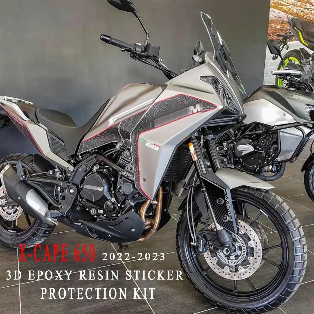 2023 X Cape 650 Motorcycle Accessories 3D Epoxy Resin Sticker Protection Kit For Moto Morini X-Cape 650 X Cape 650 2022 2023 1