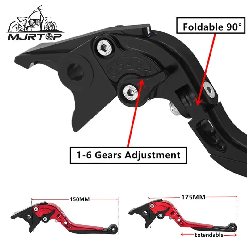 For Honda X-Adv 750 Xadv750 Xadv 2017-2023 Motorcycle Accessories Cnc Adjustable Extendable Folding Brake Clutch Levers Handle 6