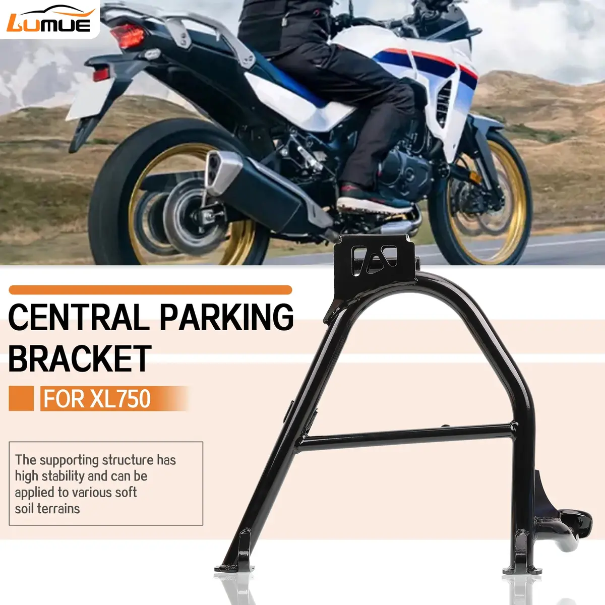 Motorcycle For Transalp 750 Accessories Center Stand Parking Stand Central Firm Frame Steel Rack For Honda Xl750 Transalp 1