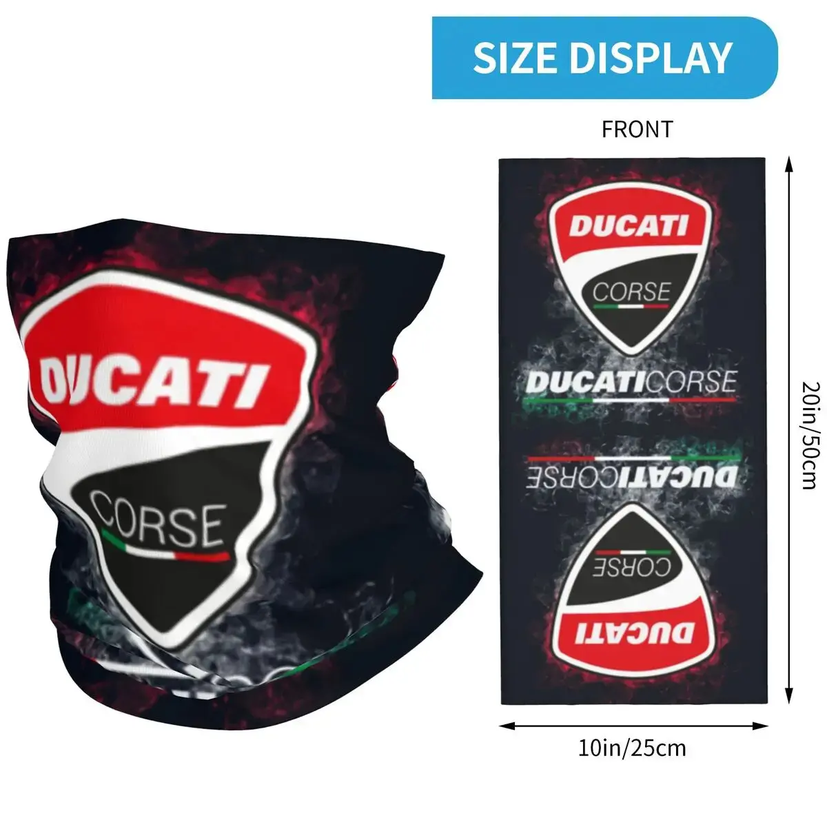Ducatis Performance Balaclava Accessories Neck Cover Riding Motorcycle Bandana Mask Scarf For Men Women All Season 13