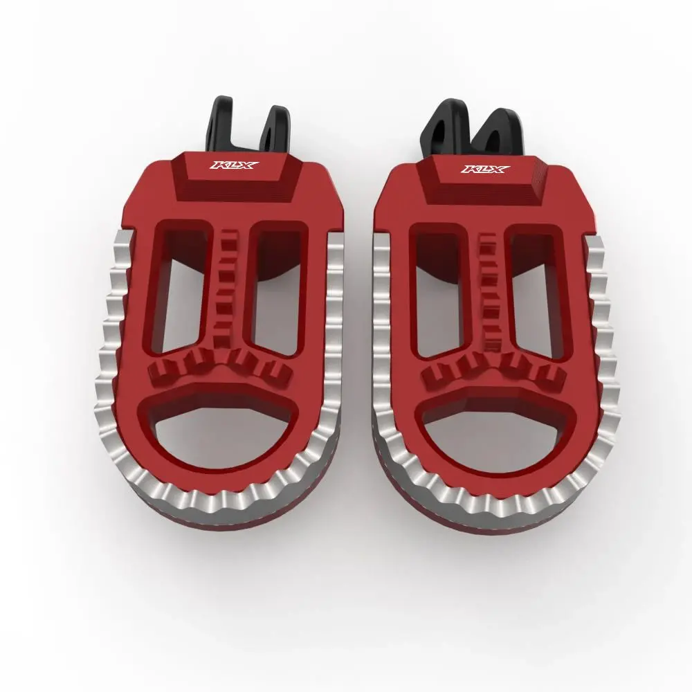 For Honda Xl750 Transalp Kawasaki Klx250s Klx250r Klx300/650 Rotatable Footrest Footpegs Pedals Motorcycle Front Wide Foot Pegs 24