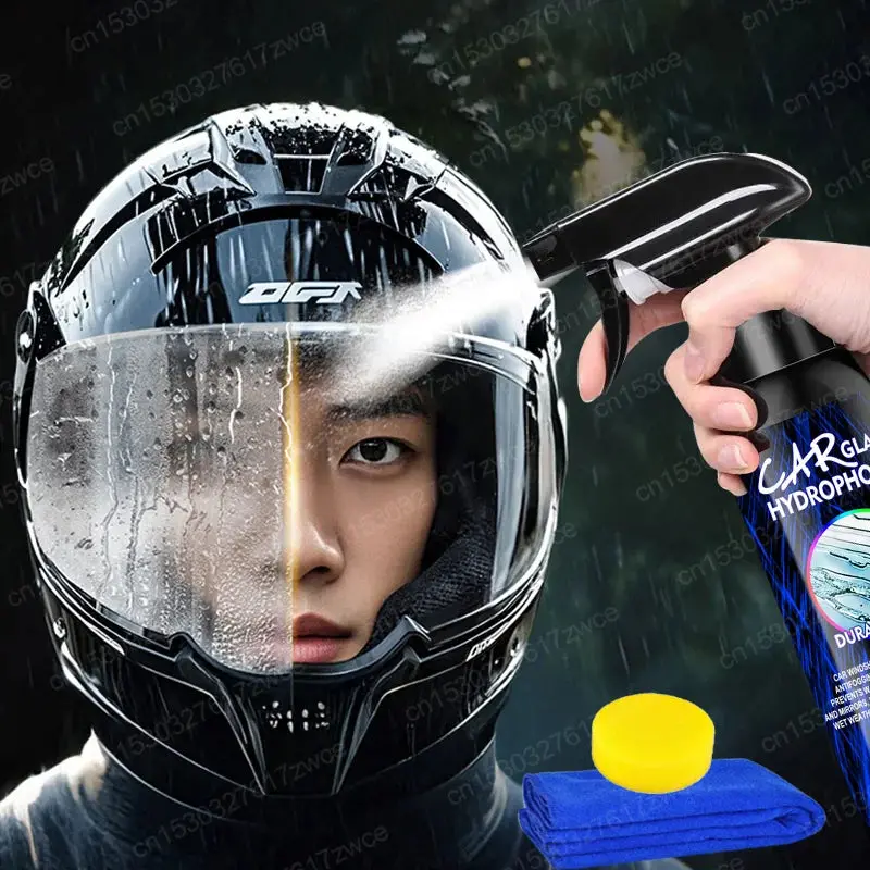 Motorcycle Glass Anti-Rain For Car Water Repellent Fortify Dashboard Rearview Mirror Hydrophobic Coating Enhanced Visibility Spr 1