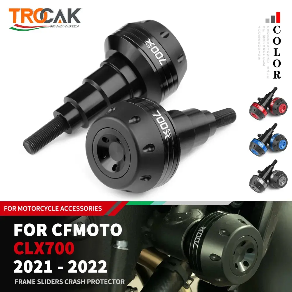 Motorcycle  Accessories For Cfmoto 700 Clx Cl-X Clx700 2021 2022 Frame Sliders Crash Guard Falling Protector Engine Protection 1