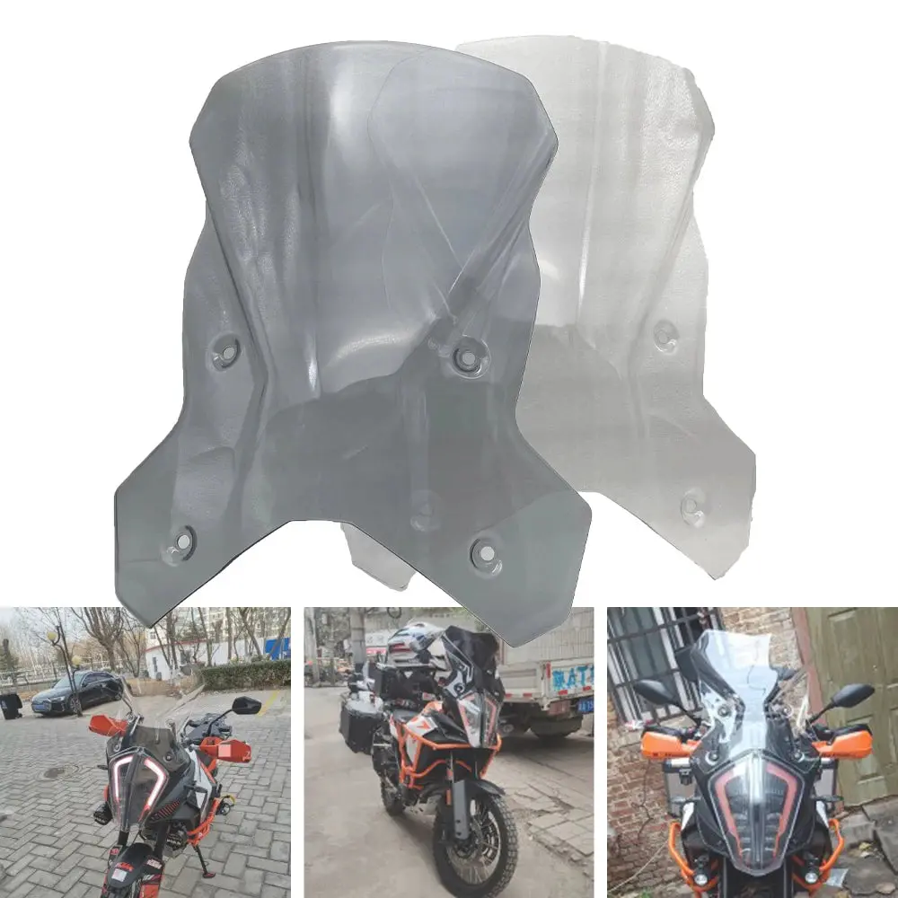 Realzion Motorcycle Accessories Windscreen Windshield Wind Shield Screen For Ktm 1290 Super Adv Adventure R S 2017-2019 2018 1
