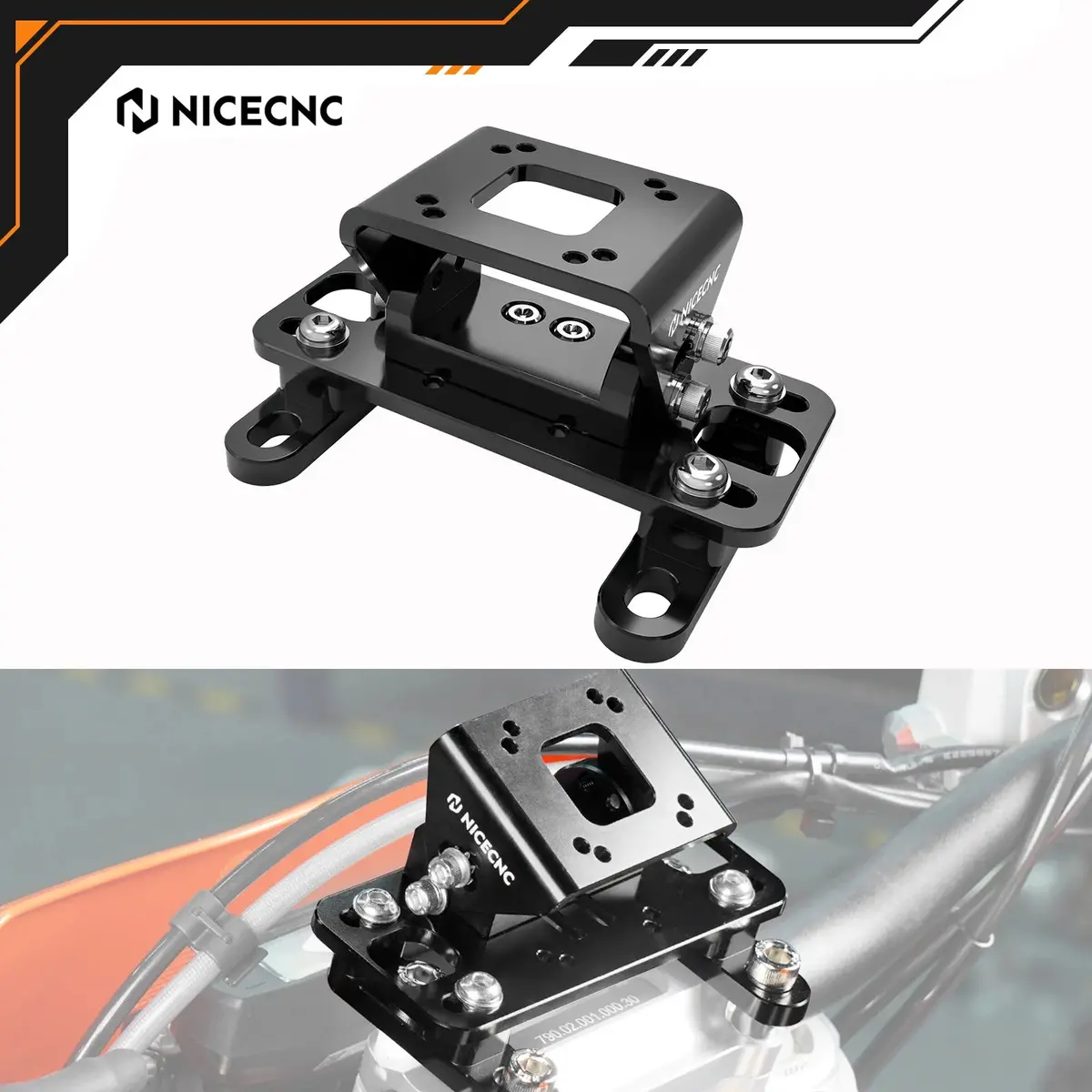 Nicecnc For Ktm 390 690 950 990 1050 1090 1190 1290 Enduro R Smc Smcr Adventure 2008-2023 Navigation Bracket Phone Gps Holder 1