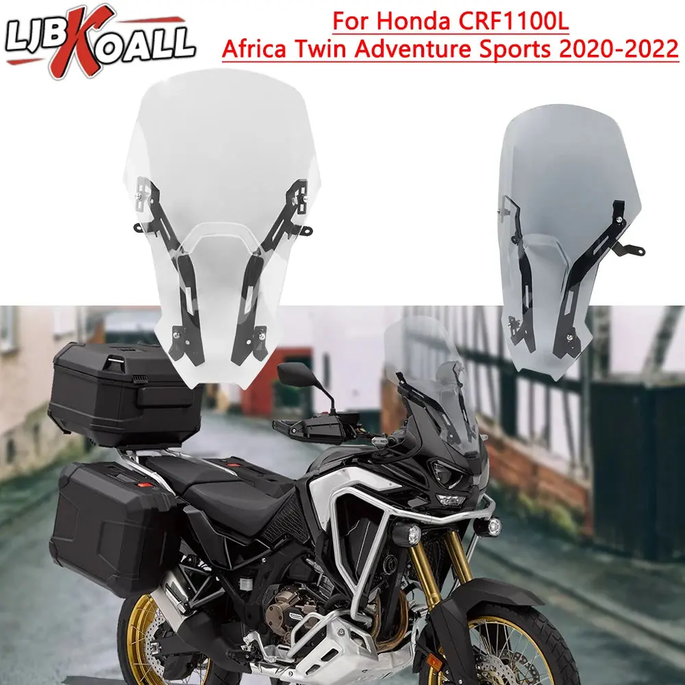 Crf1100l Windshield Touring Windscreen For Honda Crf 1100L Crf1100  L Africa Twin Adventure Sports 2020 2021 2022 Front Cowl Kit 1