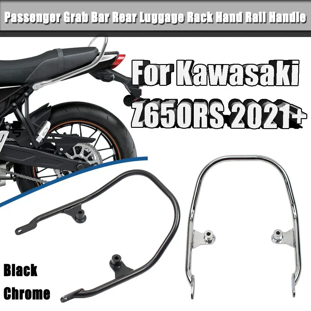 Rear Luggage Rack Passenger Handgrip Rail Bar Support Bracket For Kawasaki Z650rs Z 650 Rs 2022 1