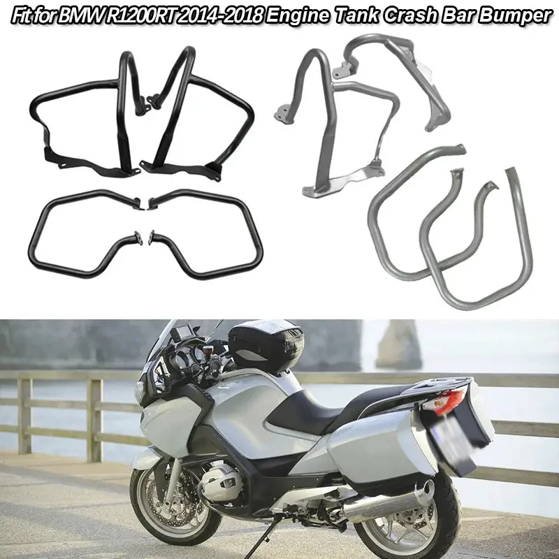 Motorcycle Crash Bar Engine Bumper Guard Stunt Cage Anti-Collision Frame Protector For Bmw R1200rt R 1200 Rt 2014 2015 2017 2018 1