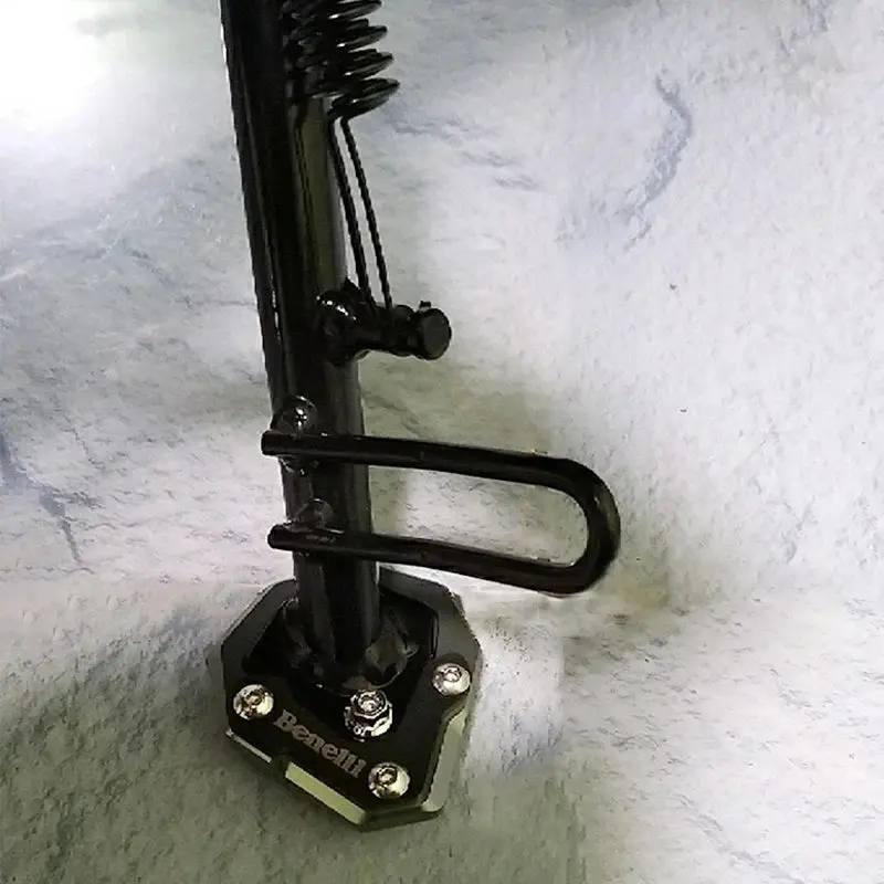 Motorcycle Accessories  Side Stand Extension Kickstand Foot Enlarger For Benelli Trk251 Leoncino 500 Leoncino 250 1