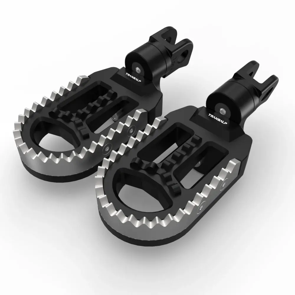 For Honda Xl750 Transalp Kawasaki Klx250s Klx250r Klx300/650 Rotatable Footrest Footpegs Pedals Motorcycle Front Wide Foot Pegs 28