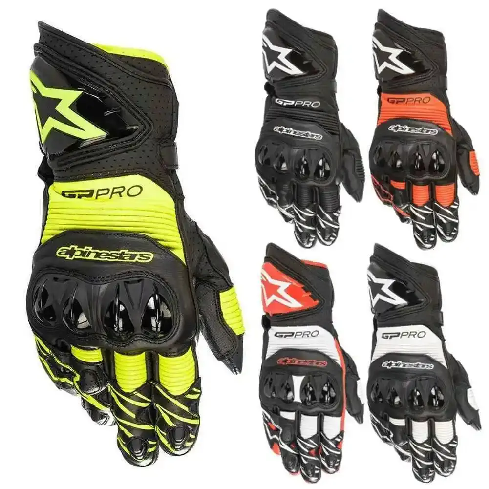 Gp Pro R3 Genuine Leather Long Competitive Racing Protective Motorcycle Gloves Long Gloves 1