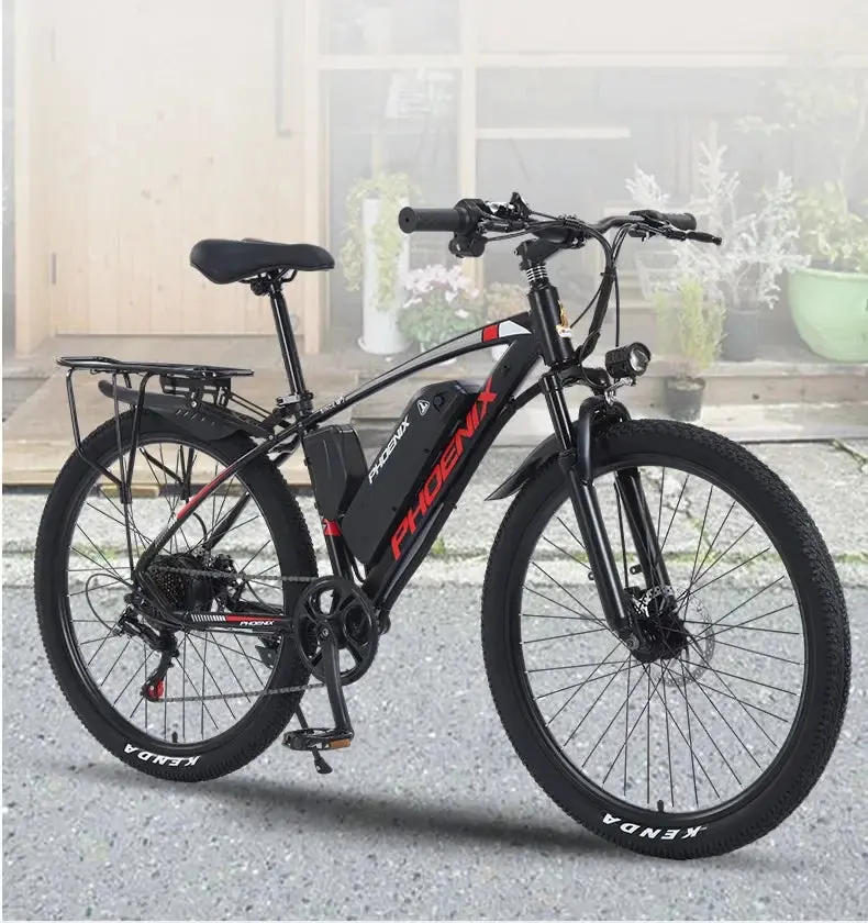 Electric Bike 1000W Motor Fat Tire Mountain Electric Bicycle Beach Snow Ebike 48V 13Ah Hidden Battery Bike 1