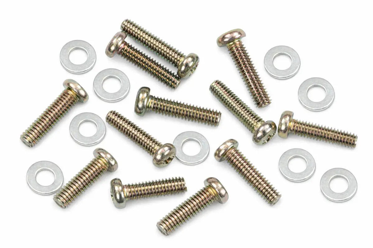 Oem Mikuni / Keihin Carb Float Bowl Screws With Washers – M4 × 16 Mm – 10‑Count Set 1