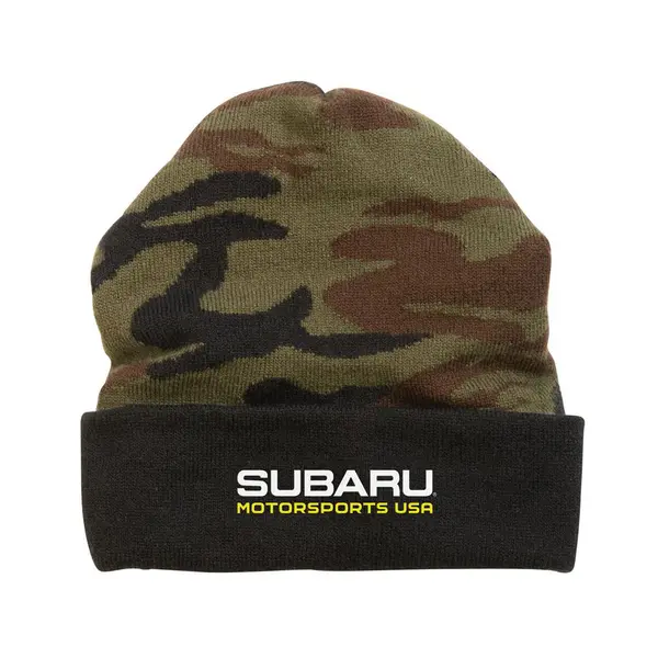 Subaru Motorsports Usa | Camo Beanie 1