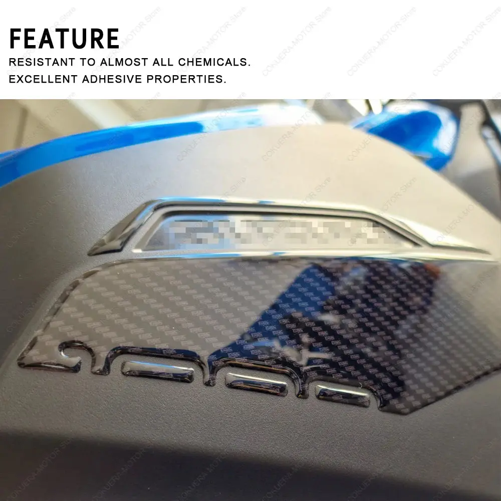 Motorcycle Trunk Protection Sticker For Gsx-S 1000 Gt Gsx-S1000 Gt 2022 3D Guards Side Sticker 2