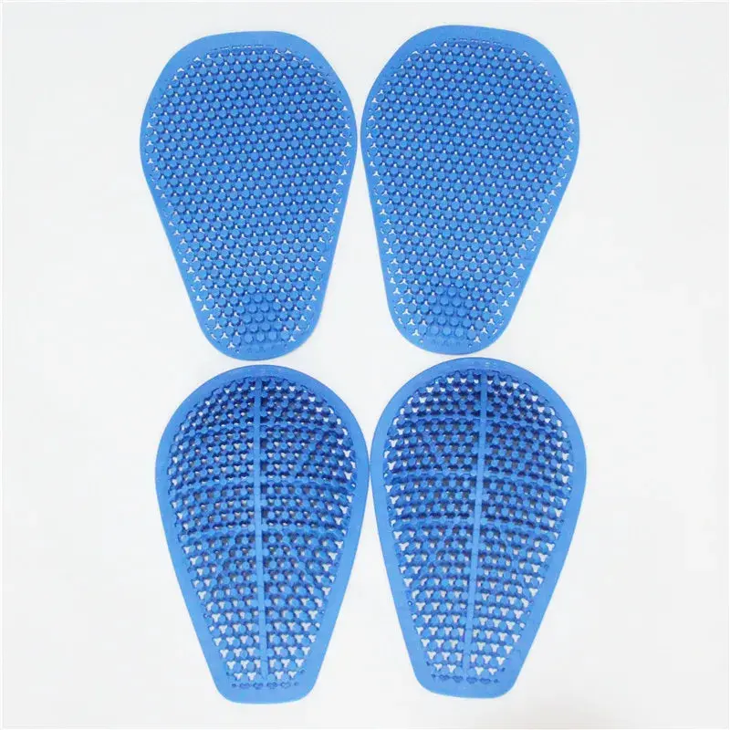 Riding Protect Gear Ce Insert Armor Knee Hip Protector Pads Motorcycle Pants Replacement Silica Gel (2 X Knee Pads+2 X Hip Pads) 7