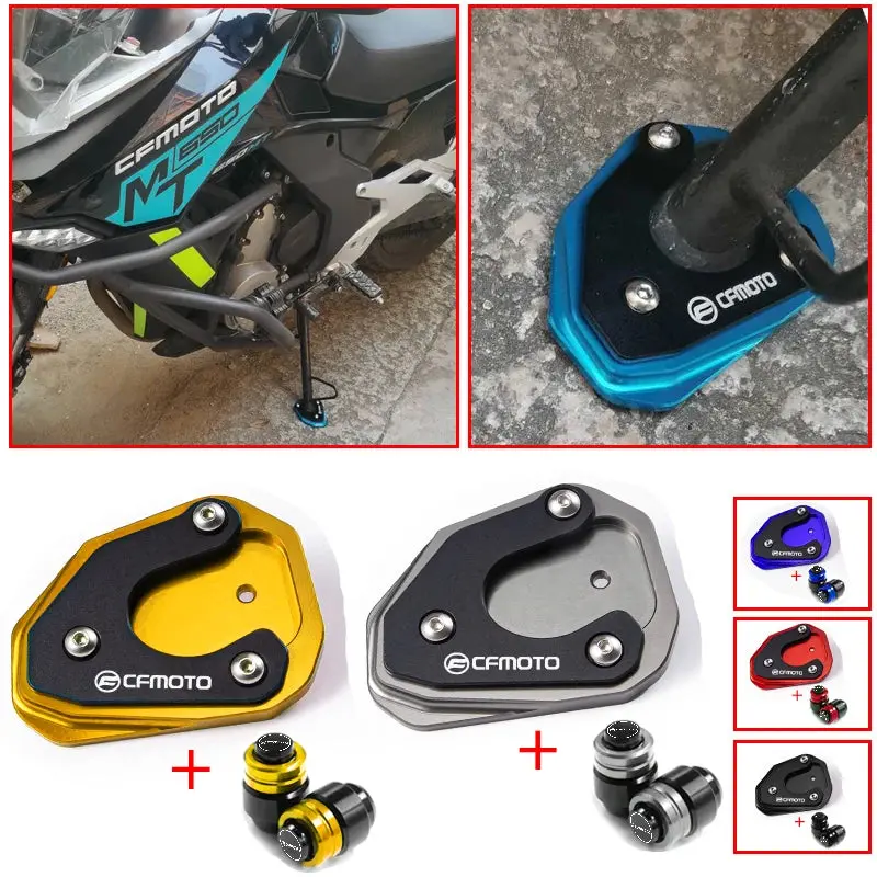For Cfmoto 650Mt 800Mt 650Tr-G 650 Tr-G Trg Accessories Motorcycle Bracket Foot Bracket Extension Pad 650 800Mt Tire Valve Cover 1