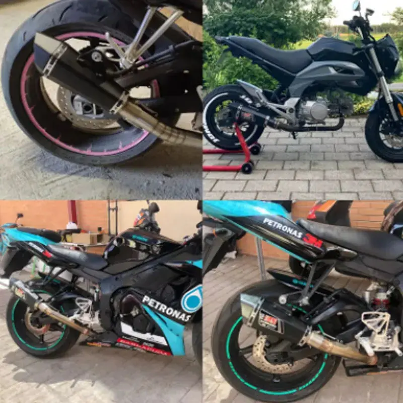 51Mm Motorcycle For Honda Dreamwing Xl750 Transalp Exhaust Muffler Yoshimura Fz1 R6 R15 R3 Zx6r Zx10r Z900 1000 Cbr1000 Gsxr1000 5