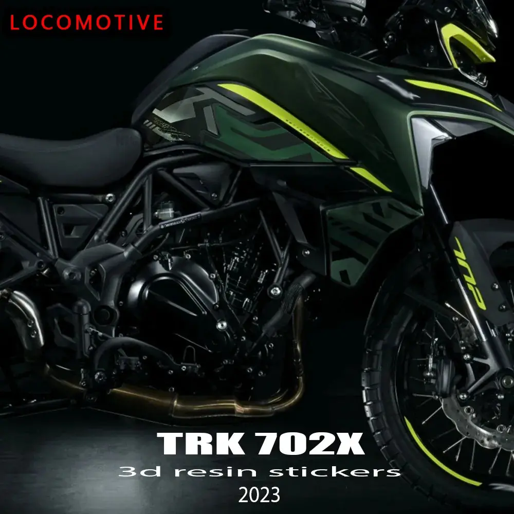 Trk702x 2023 Motorcycle Accessories 3D Gel Epoxy Resin Sticker Kit Tank Pad Protection For Benelli Trk 702X Trk 702 X 1