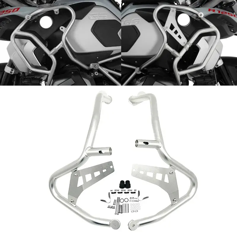 Stainless Steel R1250gsa Engine Crash Bar Extension Bumper For Bmw R1250gs Adventure R 1250 Gs Lc Adv 2019 2020 2021 2022 2023 1