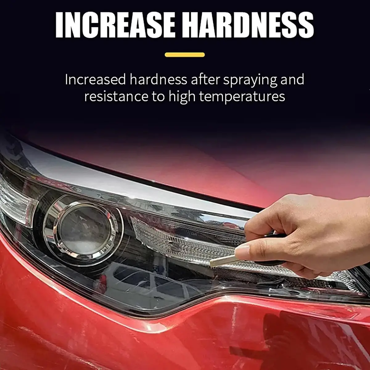Car Headlight Restoration Fluid - Fast Remove Yellowing & Scratches, Restore Clarity & Shine, Enhance Night Driving Safety 5