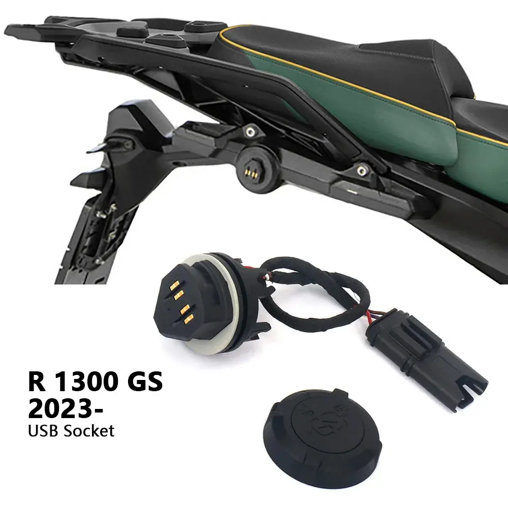 New Waterproof Usb Charger Adapter With Lid Pannier Rack Pack Motorcycle For Bmw R 1300 Gs R1300gs Gs1300 R1300gs 2023-2025 1
