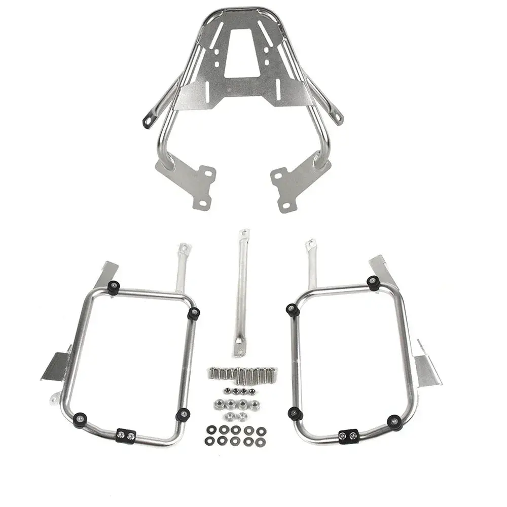 Motorcycle Side Panniers Rack Frame Top Box Case Saddlebag Bracket Pannier Stainless Steel Luggage Racks For Honda Cb500x 5