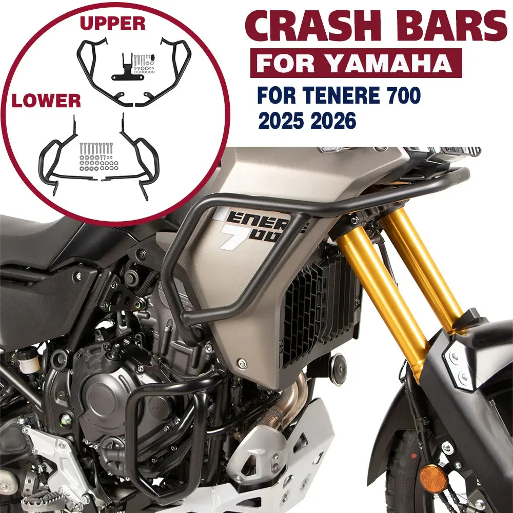 For Yamaha Tenere 700 Xtz690 2025 2026 Engine Guard Highway Crash Bar Motorcycle Frame Protection Bars Bumper Stunt Cage 1