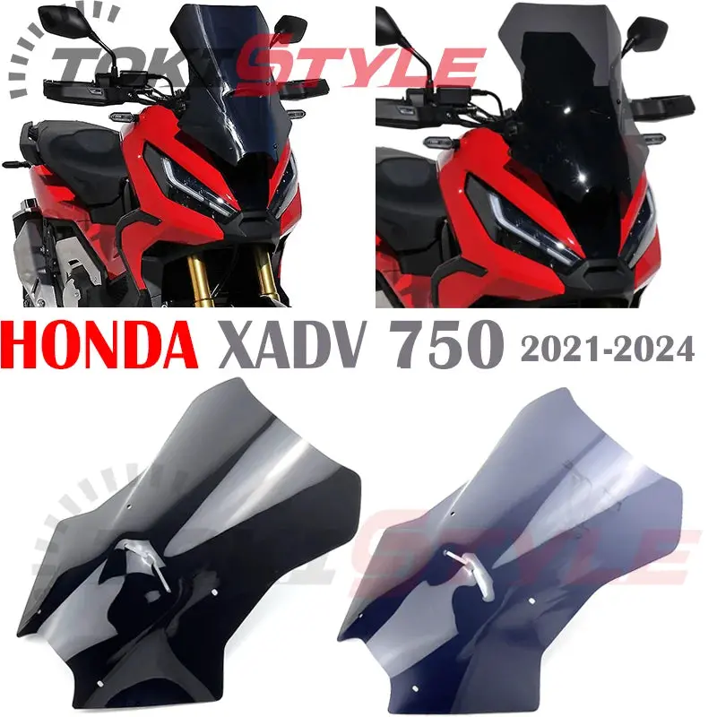 Fit For Honda New X-Adv 750 Xadv 750 2021 2022 2023 2024 Motorcycle Accessories Windshield Windscreen Wind Shield Deflector 2