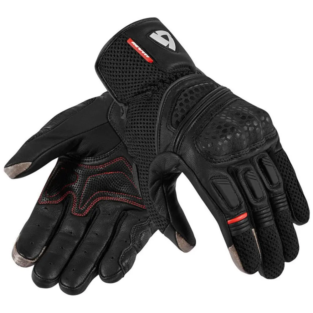 Revit Dirt 2 Mens Leather Motorcycle Gloves Black Motorbike Gants Moto Gp Off Road Racing Riding Guantes 1