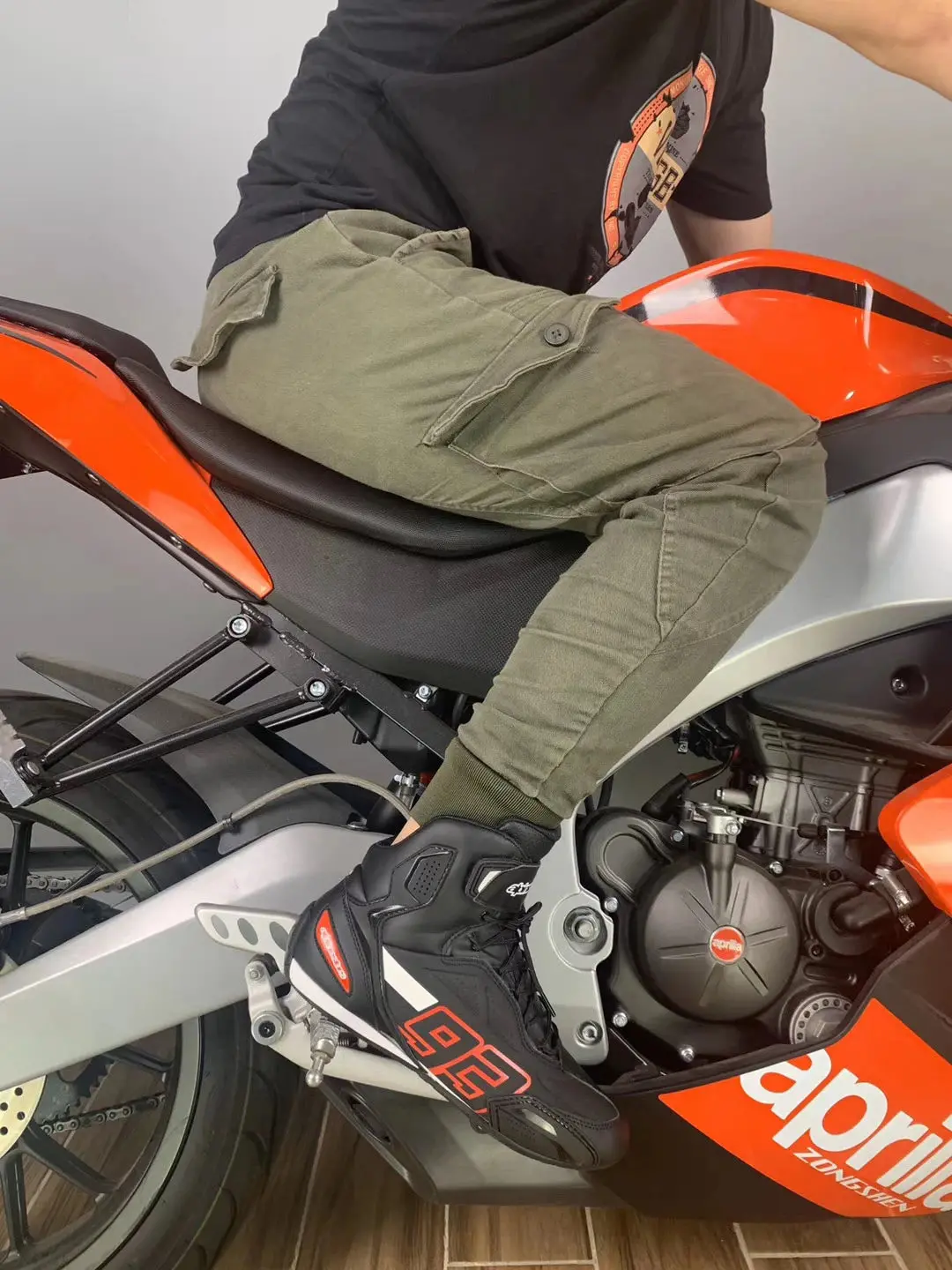 New For Mm93 Motorcycle Boots Men Waterproof Motorcyclist Shoes Racing Motocross Bota Anti-Collision Off-Road For Rally Race 5