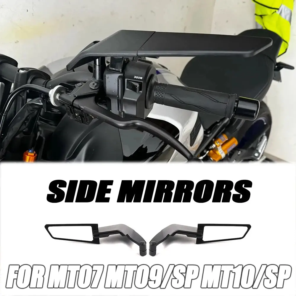 For Yamaha Mt 07 Mt07 Mt 09 Mt09 Sp Mt 10 Mt10 Sp Motorcycle Mirrors Stealth Winglets Mirror Kits To Rotate Adjustable Mirrors 1