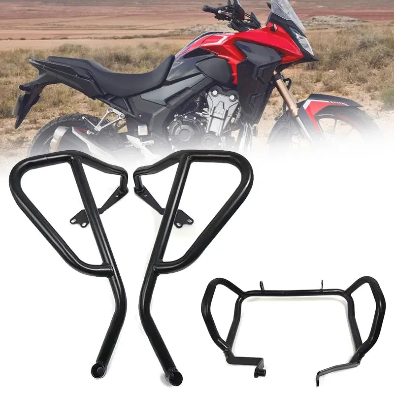 2024-2023 Nx400 Nx500 Motorcycle Upper Or Lower Bumper Engine Guard Crash Bar Frame Protector Nx400/500 Fit For Honda Nx 500 400 1
