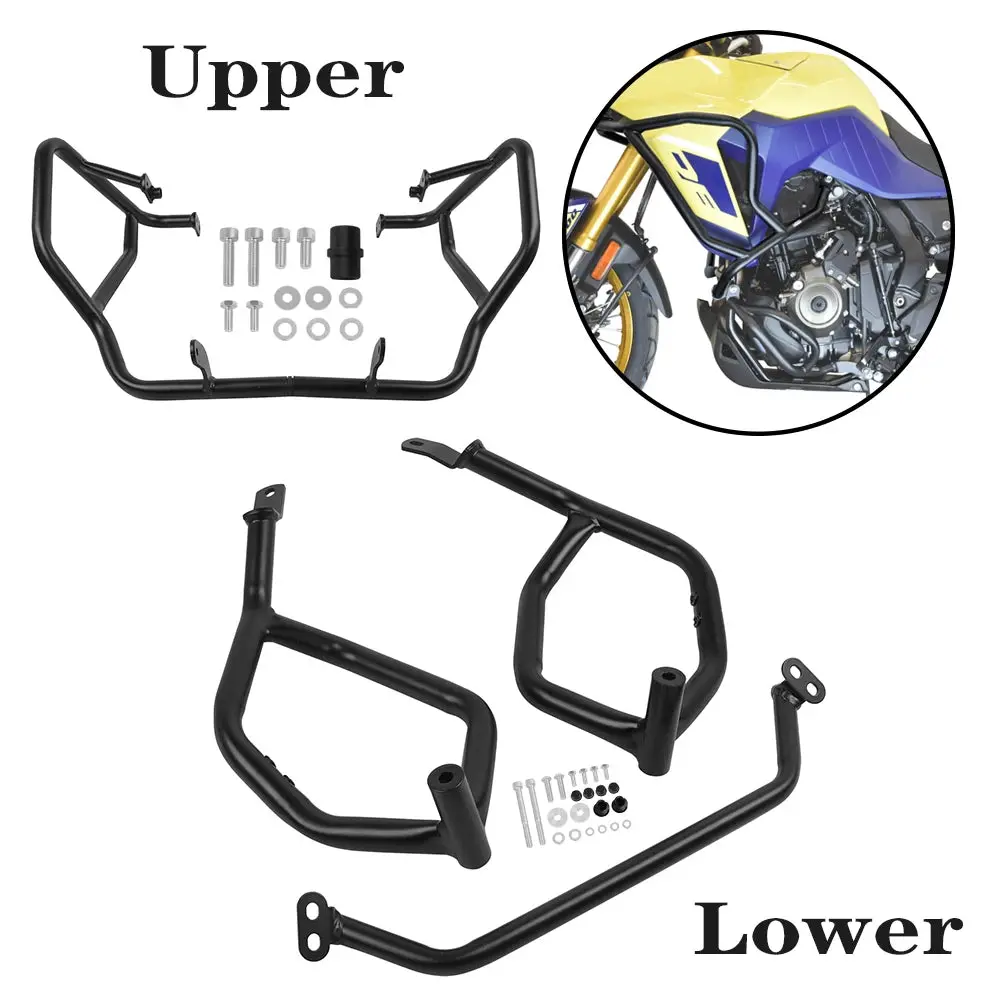 For Suzuki V-Storm 800De Vstrom 800De V-Strom 800 De 2023 2024 Motorcycle Crash Tank Bars Engine Guard Bar Bumper Protector 1