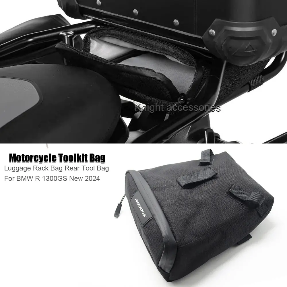 For Bmw R 1300Gs R 1300 Gs R1300gs R1300gs R1300 Gs New 2023 2024 Motorcycle Accessories Luggage Rack Bag Rear Tool Bag 1