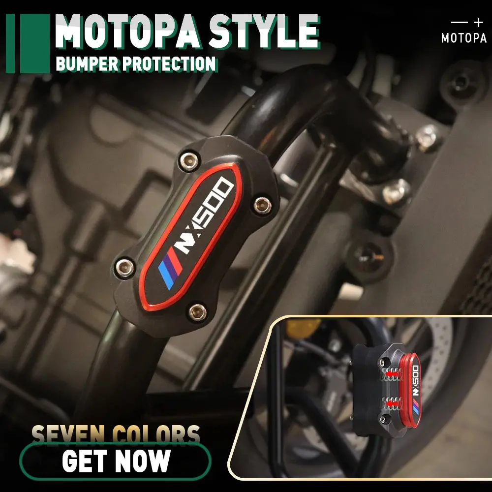 For Honda Nx500 Nx 500 2023 2024 Motorcycle Nx 500 2023 Bumper Trim Block Engine Protection Accessories 1