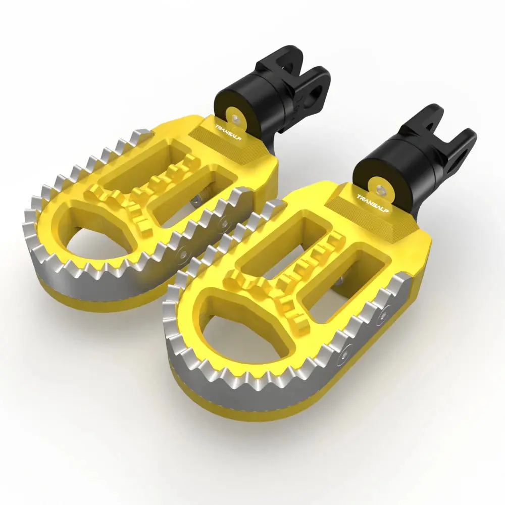 For Honda Xl750 Transalp Kawasaki Klx250s Klx250r Klx300/650 Rotatable Footrest Footpegs Pedals Motorcycle Front Wide Foot Pegs 17