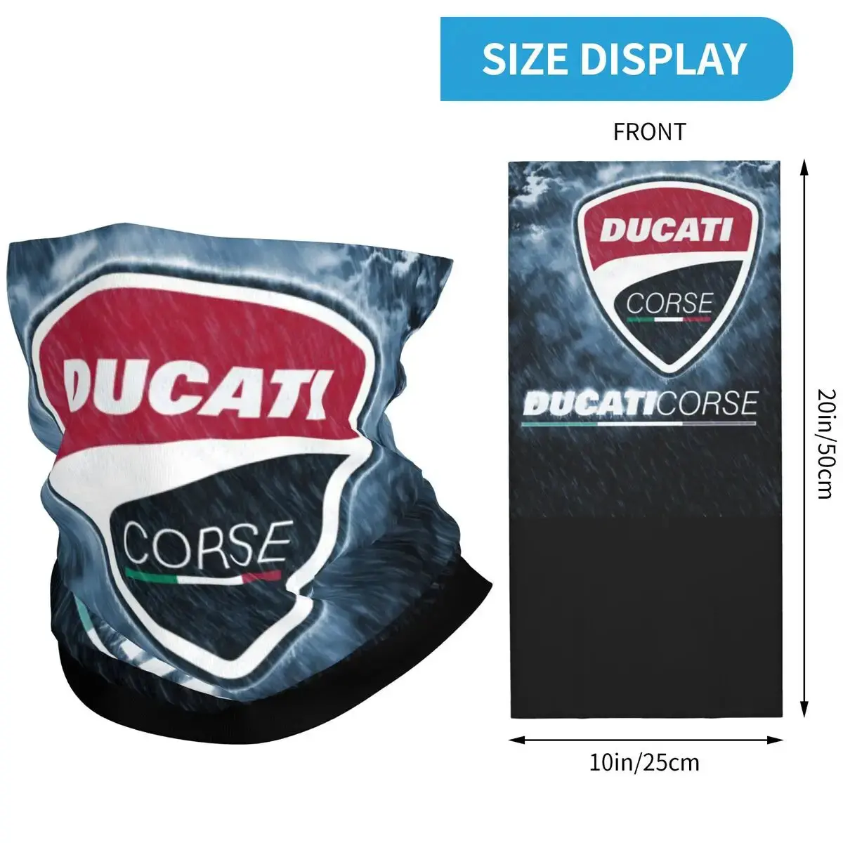 Ducatis Performance Balaclava Accessories Neck Cover Riding Motorcycle Bandana Mask Scarf For Men Women All Season 14