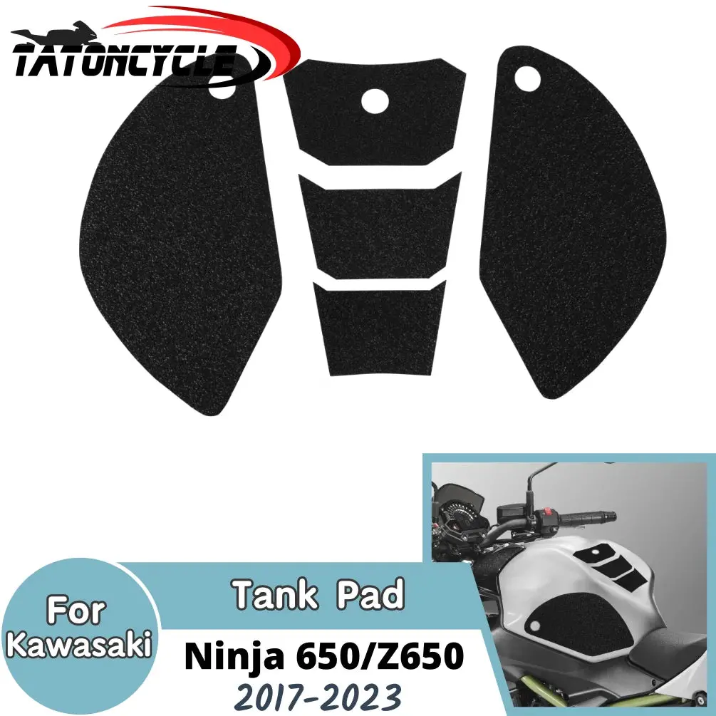 For Ninja Z 650 Gas Tank Protect Sticker Fuel Cap Cover Pad For Kawasaki Ninja650 Z650 2017-2023 Motorcycle Accessories 1
