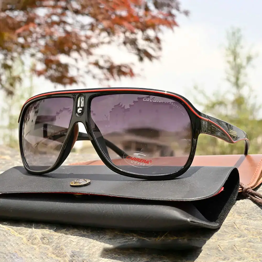 Carrera High Quality Sunglasses Men Unisex Trends Brand Design Vintage Retro Outdoor Sports Cycling Sunglasses Driving Glasses 2
