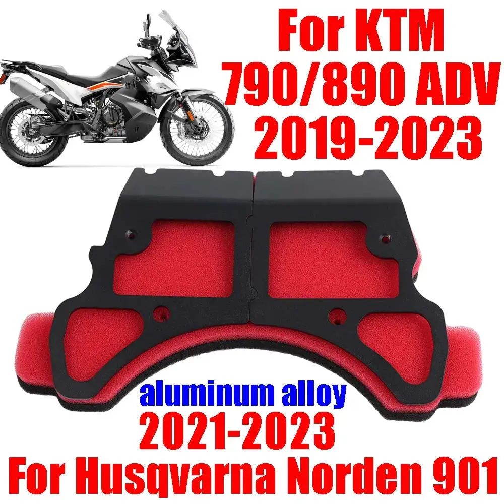 For Ktm 790 Adventure Adv R S 890 Adventure 790R Accessories Air Intake Filter Cover Guard Protector For Husqvarna Norden 901 1