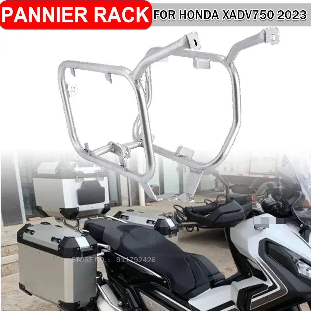 Motorcycle Panniers Rack Frame For Honda X-Adv750 Xadv 750 Xadv750 2021 2022 2023 Sidebox Saddlebag Luggage Side Bracket Pannier 1