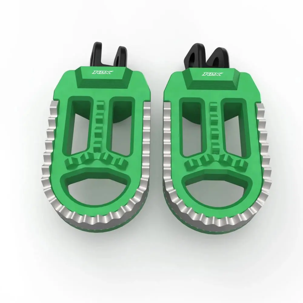 For Honda Xl750 Transalp Kawasaki Klx250s Klx250r Klx300/650 Rotatable Footrest Footpegs Pedals Motorcycle Front Wide Foot Pegs 23