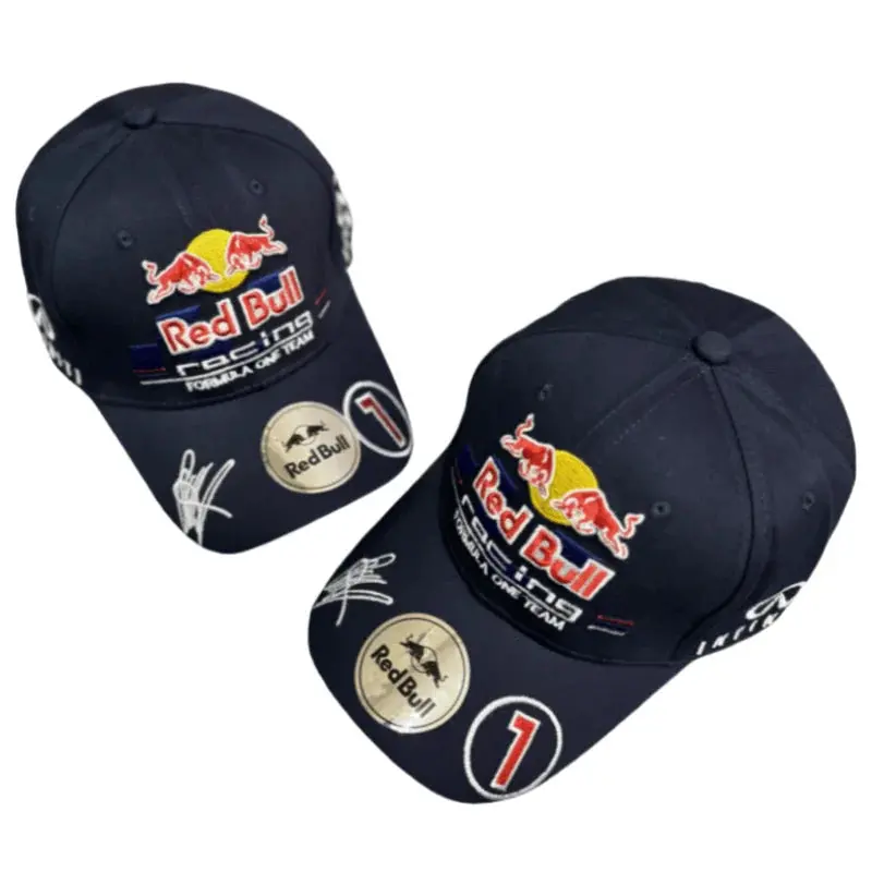 Red Bull Racing Team's New Racing Hat Men's And Women's Duckbill Cap Red Bull Baseball Cap Car Cap Sun Visor Cap 1