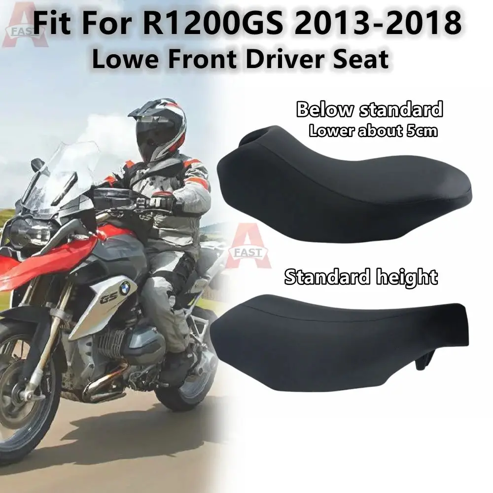 Motorcycle Low Front Driver Seat Pillion Cushion Fit For Bmw R1200gs Adventure 2013 - 2019 R1200 Gs R 1200 Gs 2014 2015 2016 17 1