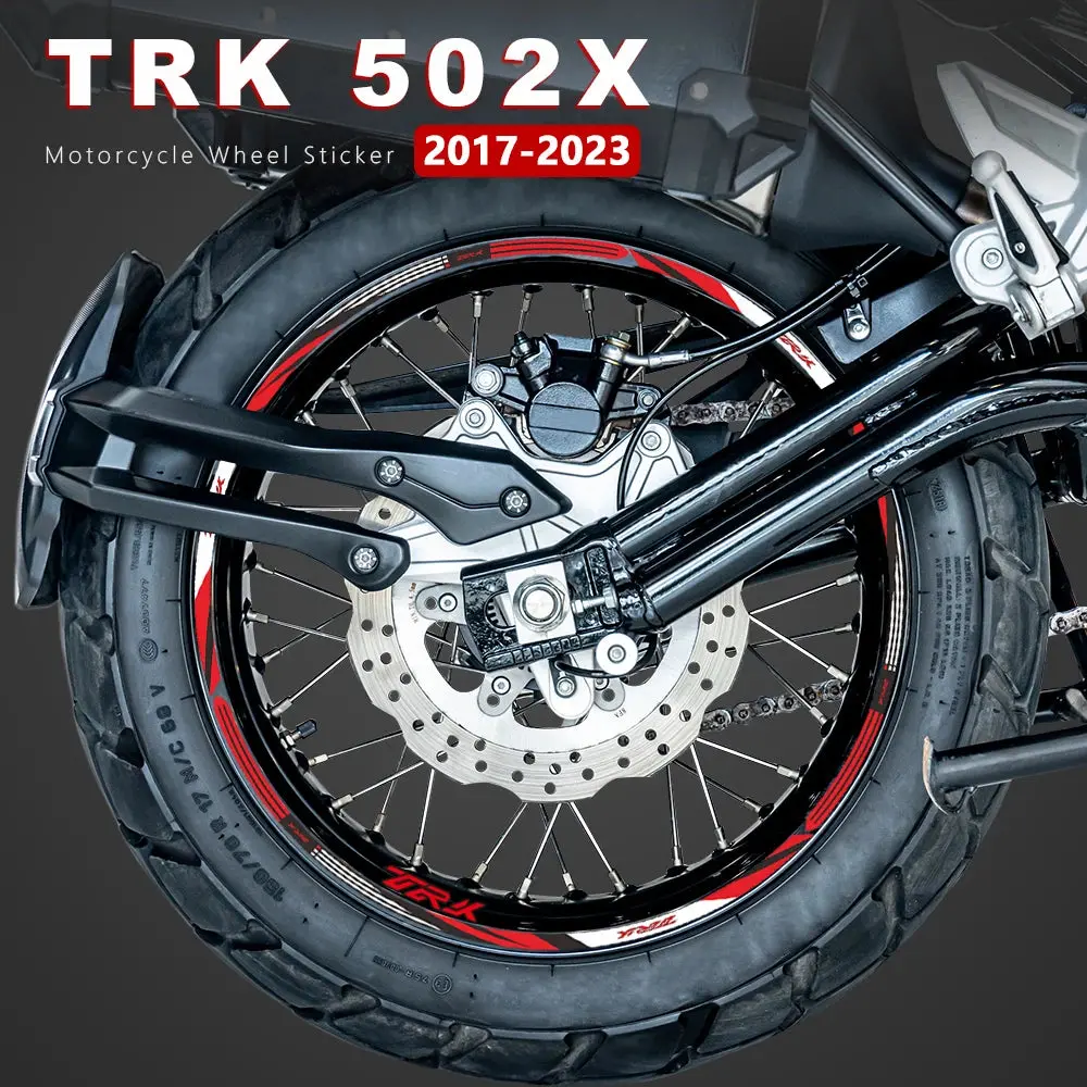 Motorcycle Wheel Sticker Waterproof Rim Stripe Tape Trk 502X Accessories 2022 For Benelli Trk 502 X Trk502x 2017-2023 2020 2021 1