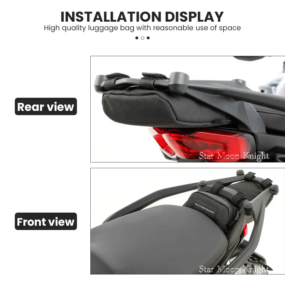 Luggage Rack Under Bag For Ducati Multistrada V4 S V4s V4 Pikes Peak Rally Maintain Tool Waterproof Bags Motorcycle Accessorie 2