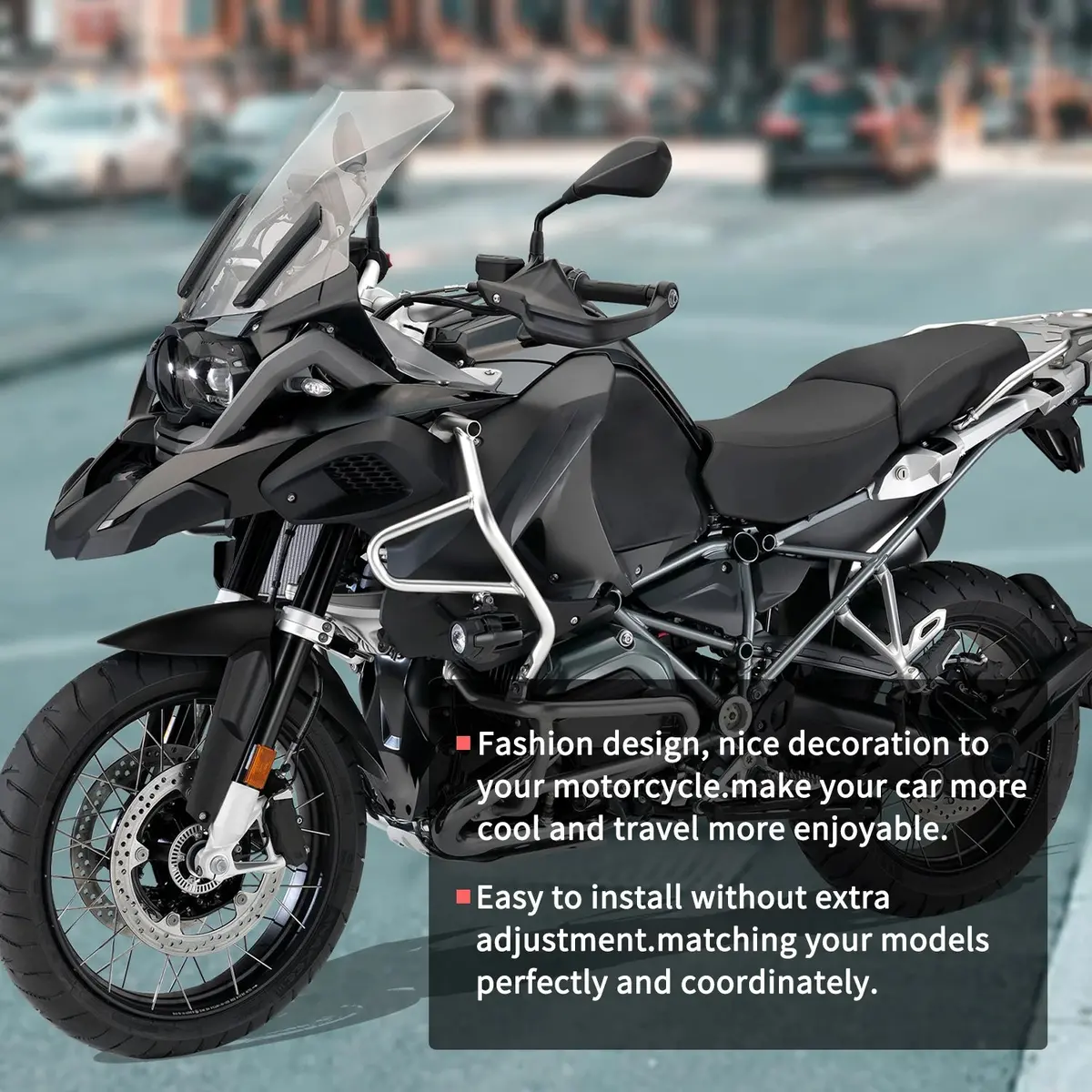 Windshield Windscreen Side Wind Deflector Panel For Bmw R1200gs Lc R 1200 Gs Adv K50 K51 2014-2020 R1250gs Adventure 2019-2022 2